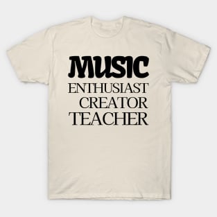 Music Enthusiast T-Shirt